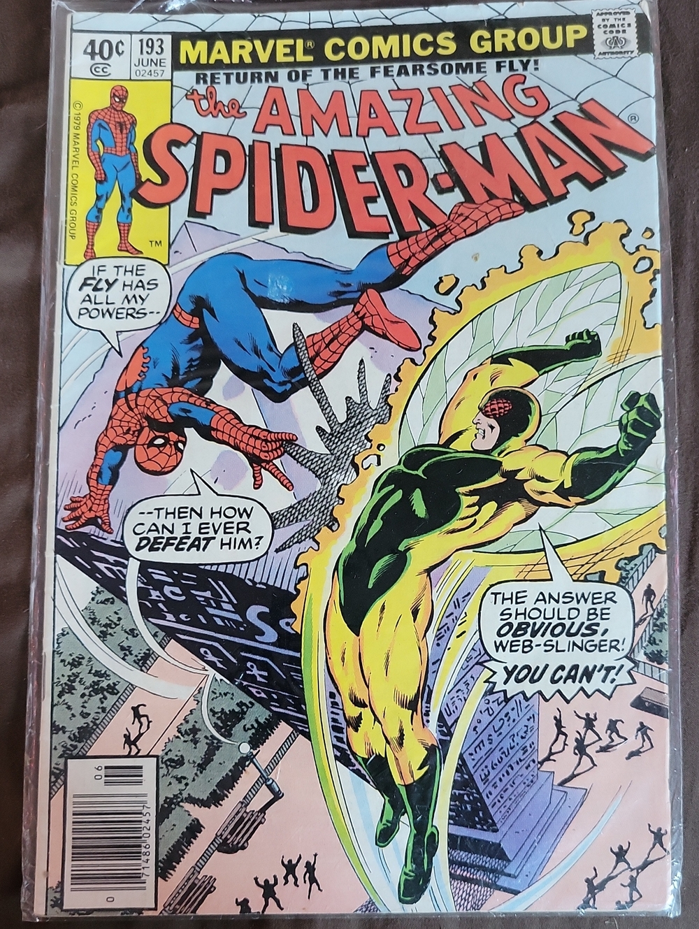 Marvel The Amazing Spider-Man Comic Cover - Red, Blue, Yellow, Green